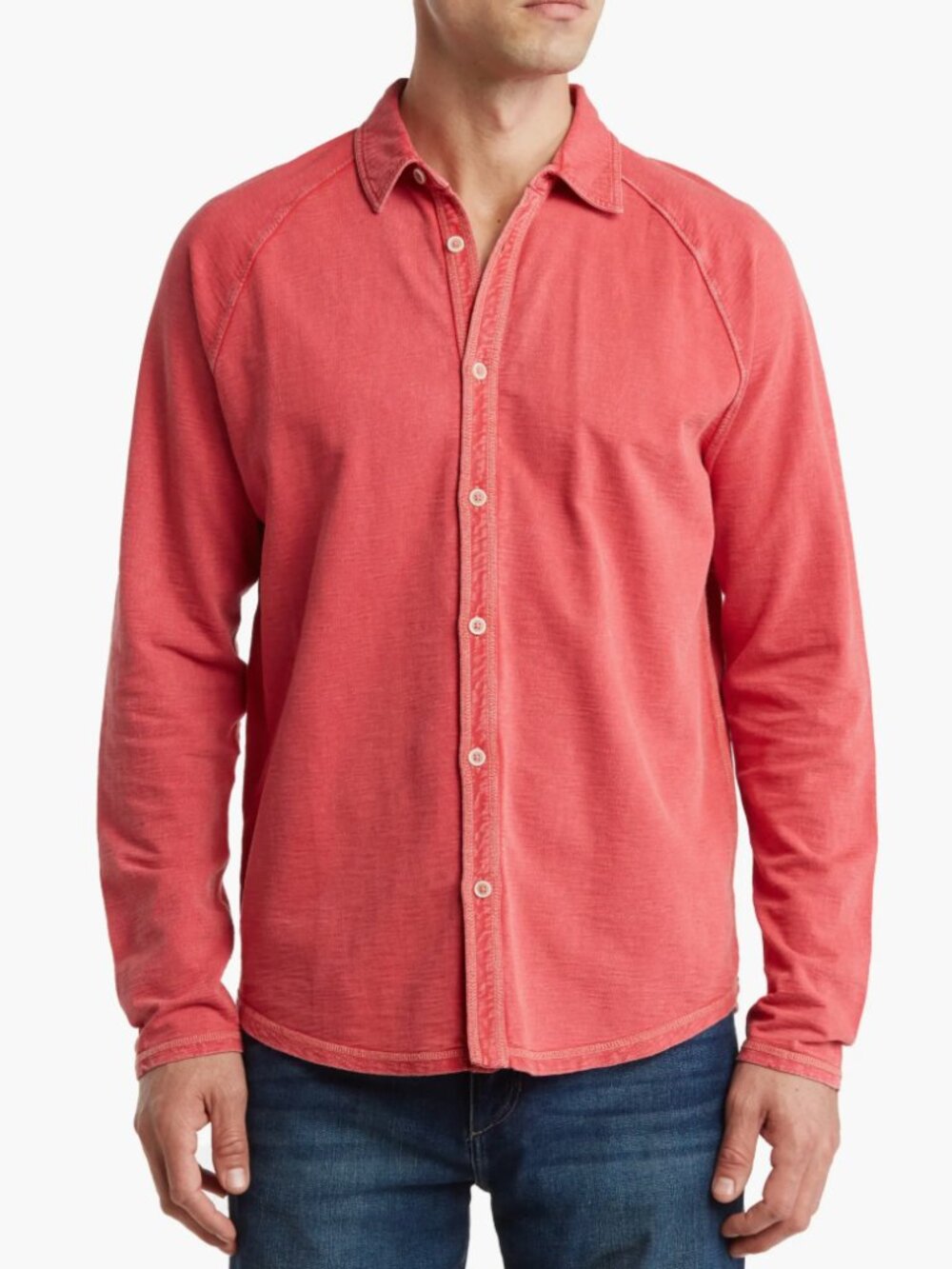 Tommy Bahama Men's	| Woodland Beach Cotton Long Sleeve Button-Up Shirt | Size XL